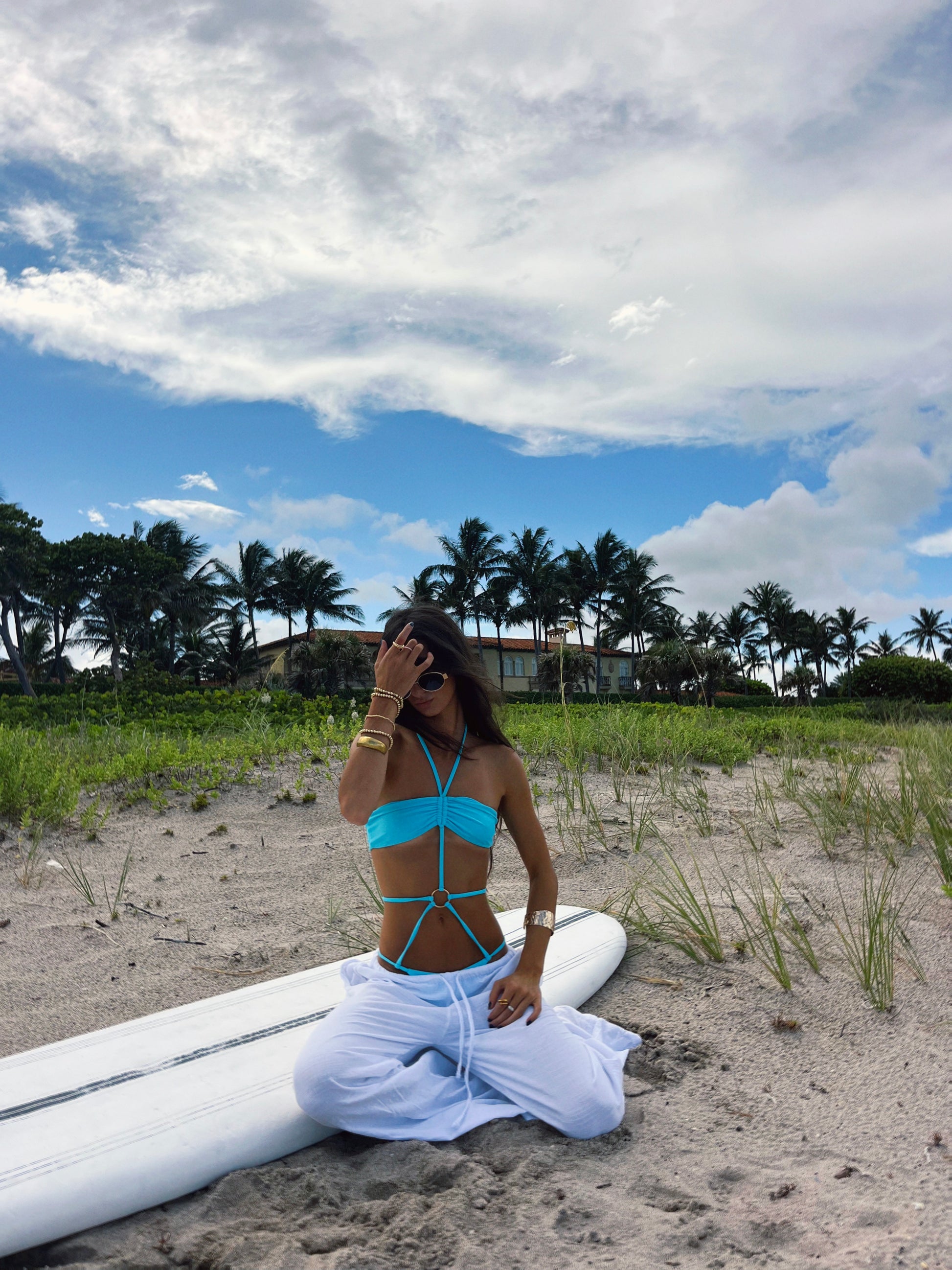 The Paloma One Piece in Blue